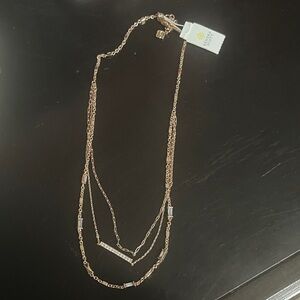 Kendra Scott rose gold necklace